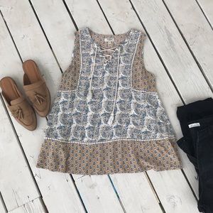 Umgee boho tunic tank 🖤